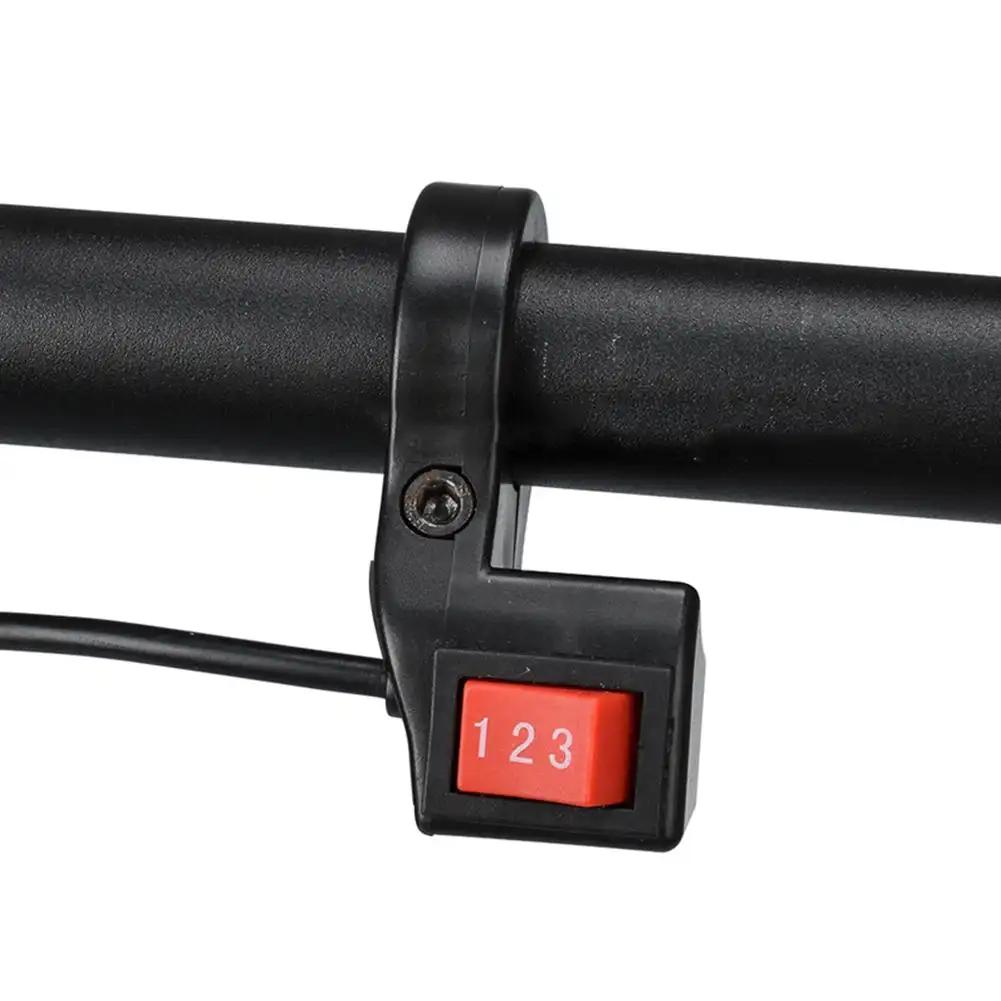 22mm Universal 3 Speed Module Handlebar Switch 7/8in Handlebar Switch for Motorcycle E-bike Scooter Motor Switch Push Button