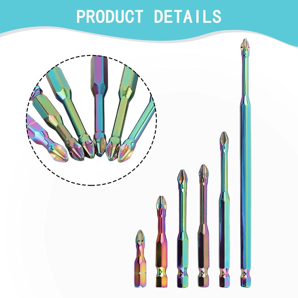 25-150 мм 6,3 мм Шестигранная укороченная отвертка Сильная магнитная насадка Промышленный класс Легированная сталь Набор отверток Ручные дрели