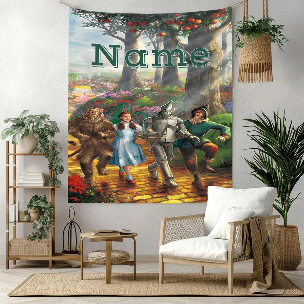 Warner Bros Works Custom Your Name Wall Decor Tapestry Art For Pet Memorial Birthdaywedding Party Backdrop Family Gift