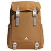 Рюкзак из переработанного полиэстера обычный унисекс песочно-коричневый и светло-серый Adidas JW1675