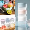 Chiclify Ice Ball Round Ice Cube Mold Easy-Release Sphere Ice Maker Silicone Ice Cube Molds Reusable Round Ice Cube Mold for Jelly Milk Juice
