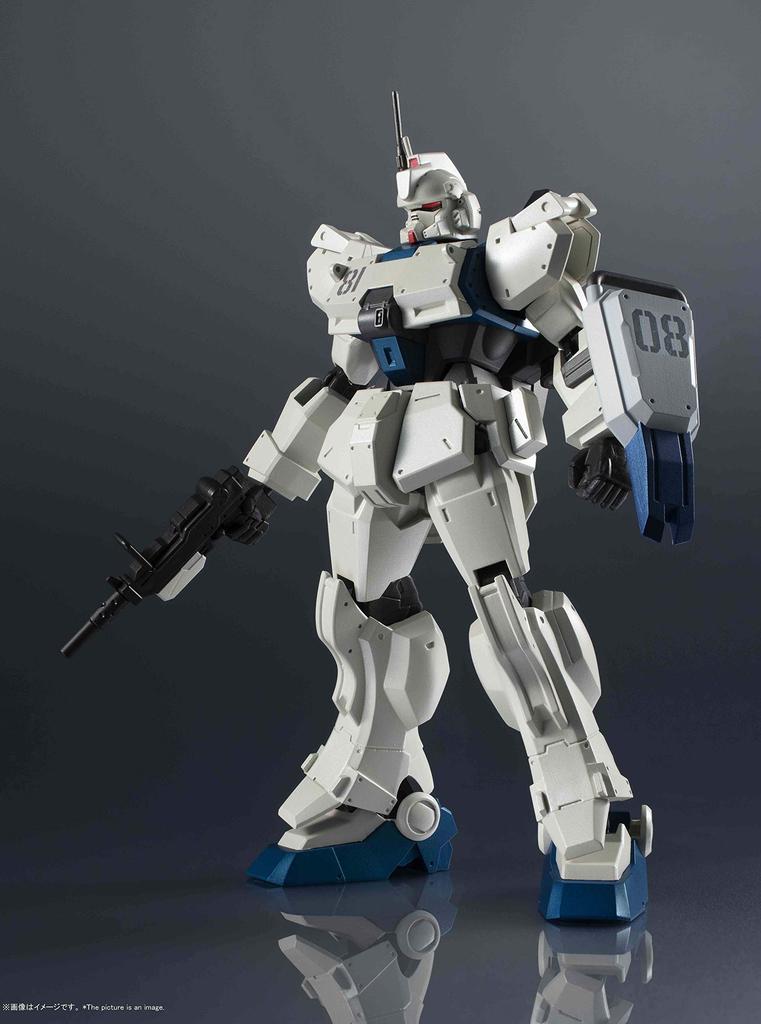 TAMASHII NATIONS GUNDAM UNIVERSE Мобильный доспех Гандам 08-й взвод МС RX-79[G]Ez-8 GUNDAM Ez8 приблизительно. Подвижная фигура, окрашенная в цвет АБС и ПВХ, 150 мм.