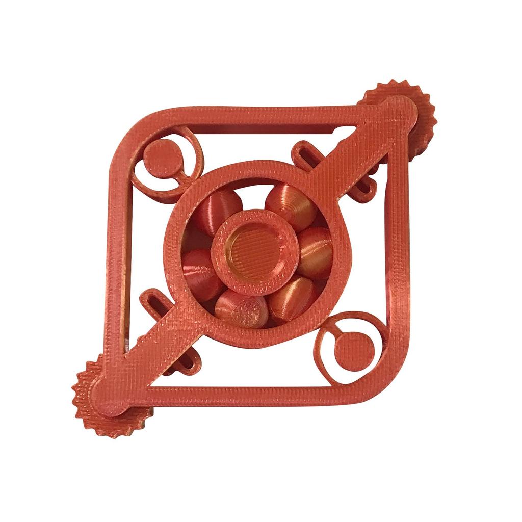 Игрушка, напечатанная на 3D-принтере, декомпрессионный вращающийся механизм, высокоскоростная гироскопическая кликерная комбинация