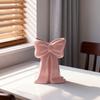 Handcrafted Ceramic Bow Vase Pink Coquette Ceramic Plant Pot Elegant Ceramic Vase  Home Interior