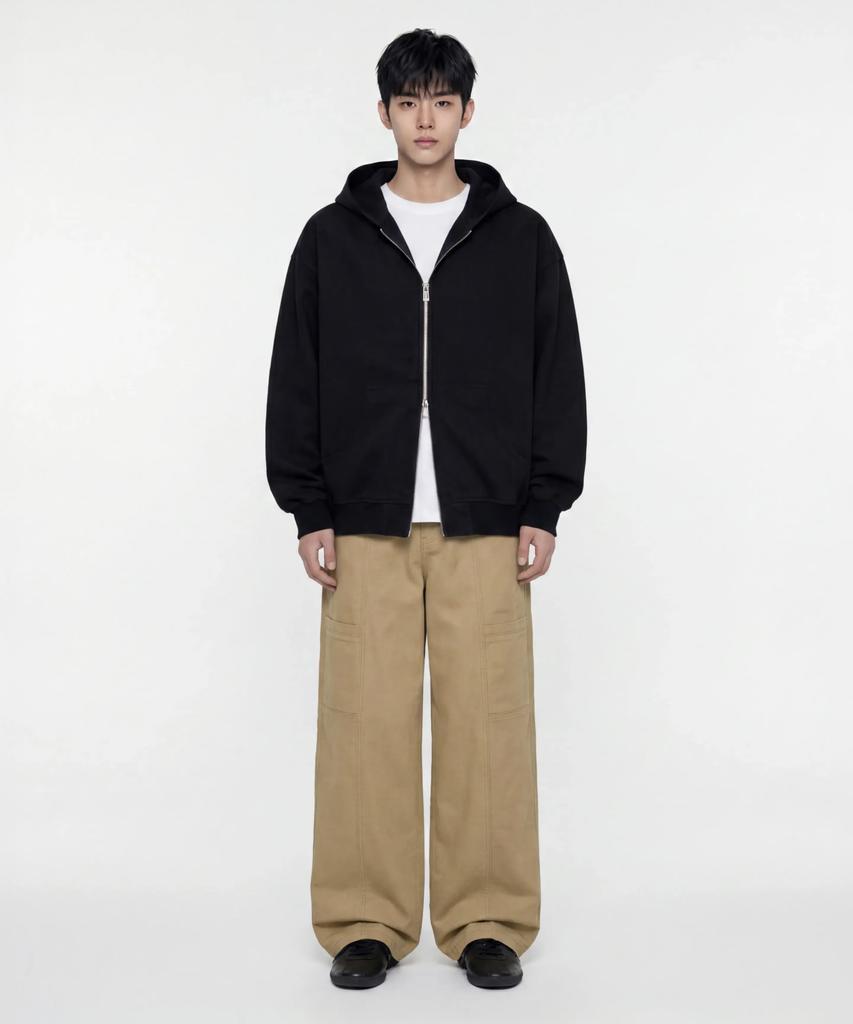 Худи Agod Bio Washed Ripstop [Черный]