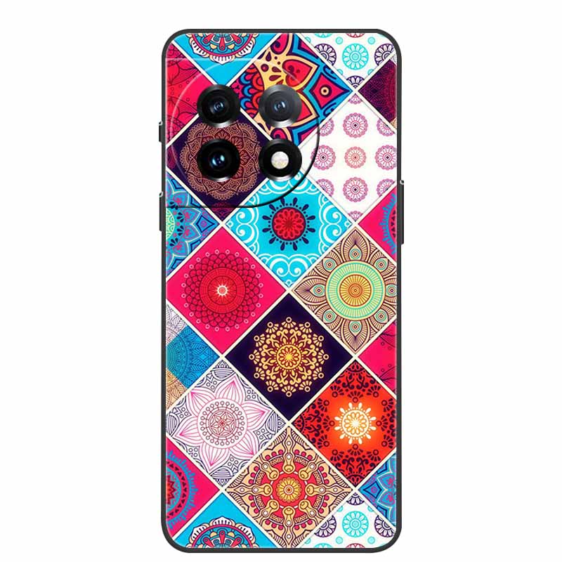 Чехол для One Plus 11 Мраморная текстура гранита Каменные текстуры Чехлы для телефона для Oneplus 11R Ударопрочный Мягкий чехол для Oneplus11 5G Силиконовый