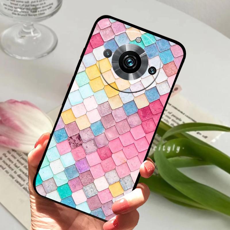 Чехол для Realme 11 Pro Plus Силиконовый Ударопрочный Мягкий ТПУ Чехол для Телефона Для Realme 11 11Pro+ 5G Funda Realme11 Pro Capa Мультяшный