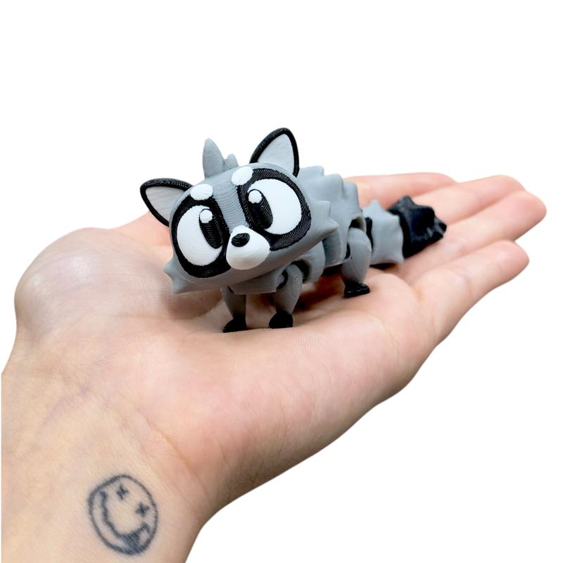 Mini Baby Animals - Cute 3D Printed Articulated Toy Figures - Collectible Figurines Decor