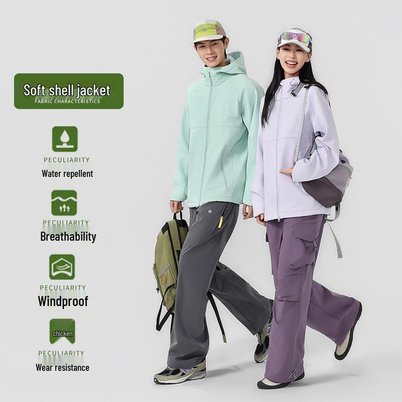 Премиальная Унисекс Куртка-Парка Softshell с Капюшоном 2026