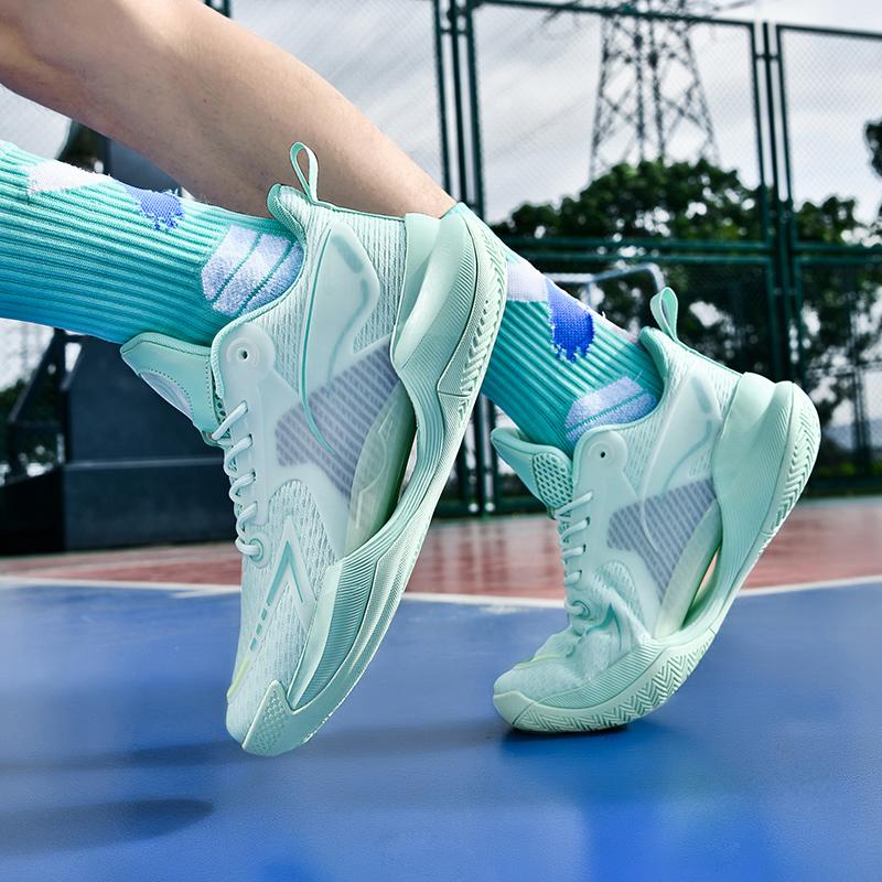 Мужские баскетбольные кроссовки для полевых тренировок на открытом воздухе с защитой от скольжения, оригинальные дышащие кроссовки для студентов, для занятий спортом, для мужчин, для баскетбола