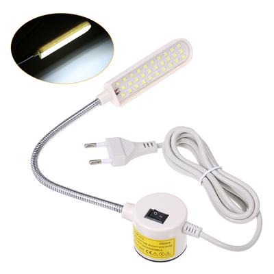 AC110-250V 6W 30LEDs Свет для швейной машины Лампа с фиксированным основанием Гибкая гибкая трубка Дизайн с гусиной шеей