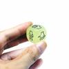 2CM Finger Guessing Dice Funny Portable 6 Sides Glow In The Dark Solid Acrylic Pocket-sized Rock Paper Scissors Mini Dice Game Entertainment Toy