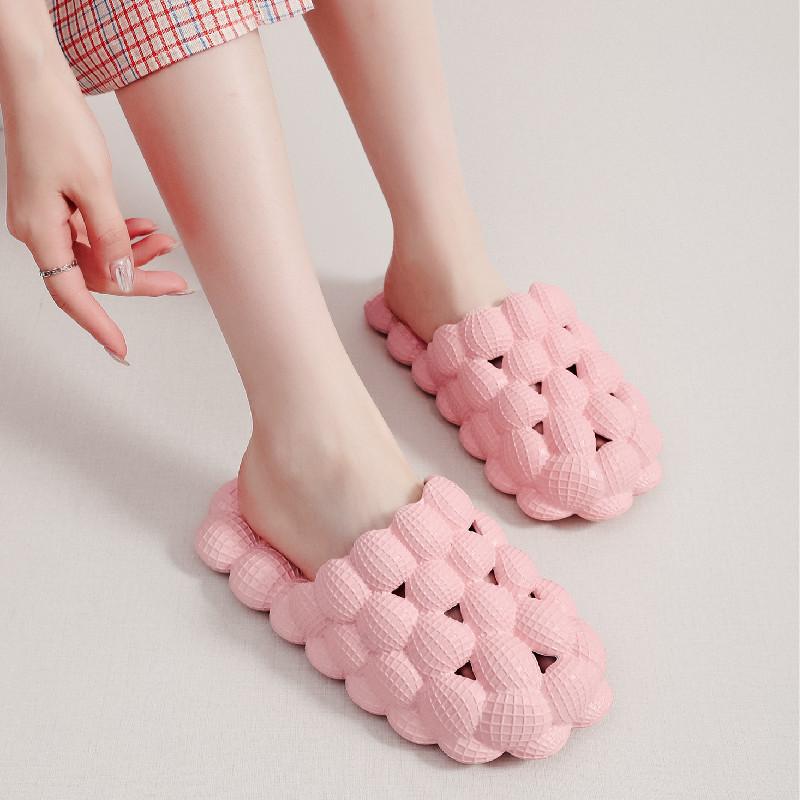Women's Soft Bottom Anti-Slip Slippers 2026 Summer New Fashion Casual Home Thick Sole Sandals Outdoors Couple Beach Shoes