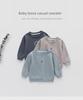 Stylish Baby Casual Round Neck Sweater for Boys & Girls - Autumn Pullover