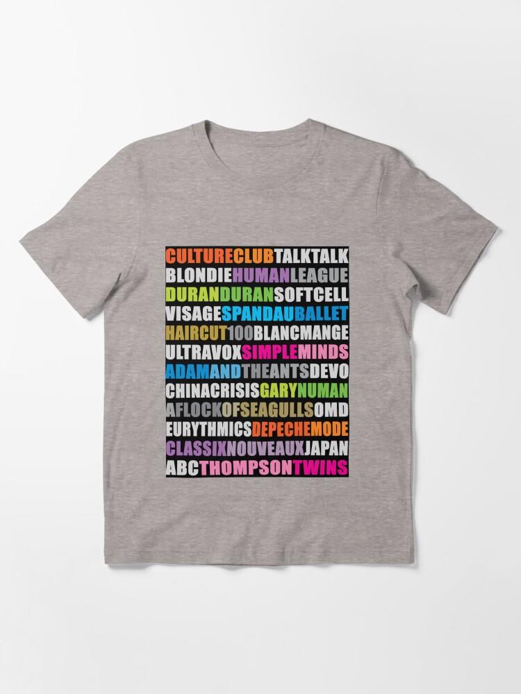 The Human League 80s new wave music black Essential T-Shirt