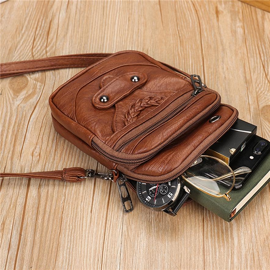 Женская сумка-мессенджер для мобильного телефона, универсальная мини-сумка на плечо, многослойный кошелек на молнии, чехол для ключей