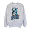 Womens/Ladies Captain America Distressed Sweatshirt