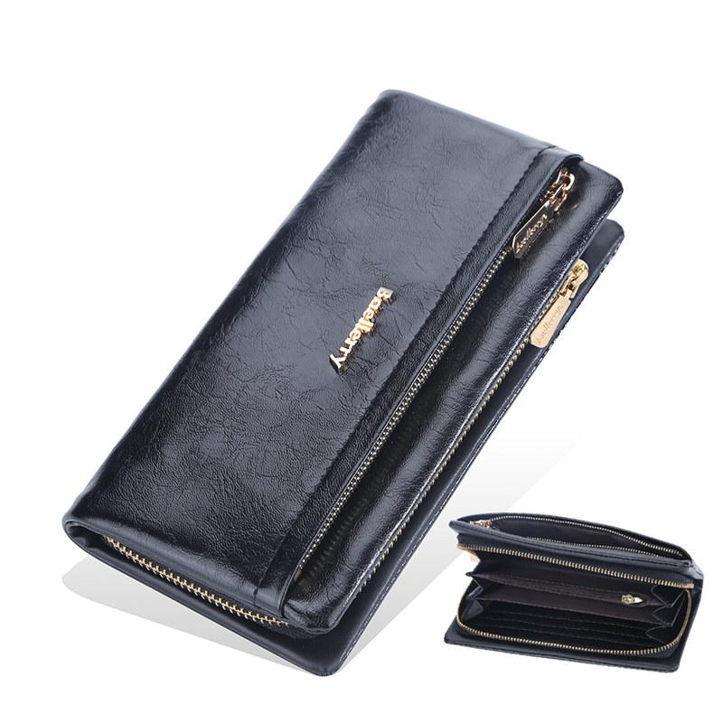 Baellerry Brand Design Handbags Artificial Leather Phone Bags Fashion Zipper Long Wallets Card Holder Coin Purse