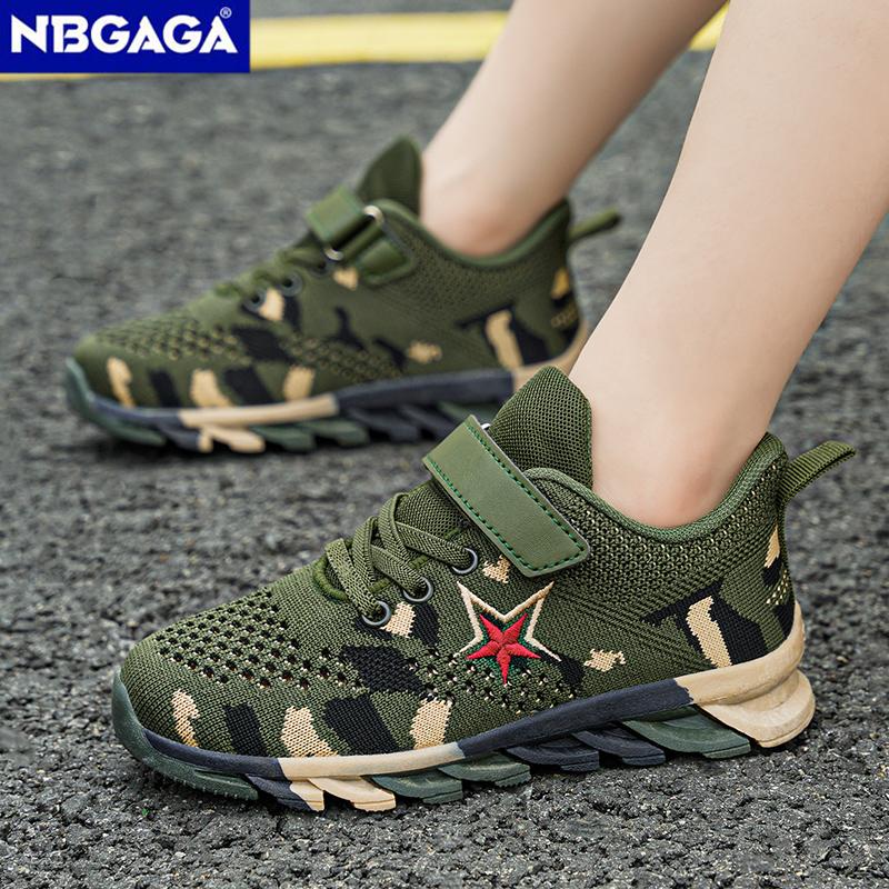 Модные повседневные сетчатые кроссовки для мальчиков на липучках и шнурках - Легкие и дышащие для бега и спорта