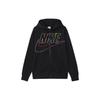 Nike Logo Embroidered Print Hooded Jacket Men Outerwear Black DX0536-010
