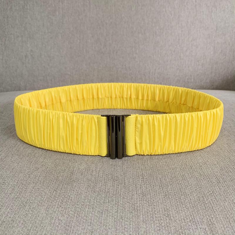 Новая пуховая ткань, гладкий эластичный пояс, плиссированная эластичная поясная вставка, женский широкий пояс-стотник с пухом