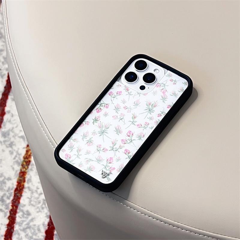 Чехол для телефона Wildflower Hot 3D Lilypad Floral wf protect для iPhone 15pro 12 13 14 15 16 Pro Max 16 Plus 16pro Розовый цветок wf Обложка