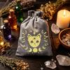 Divinations Tarots Card Dices Bag Small Wedding Bag Table Oracles Cards Game Bag Jewelry Storage Drawstring Tarots Bag