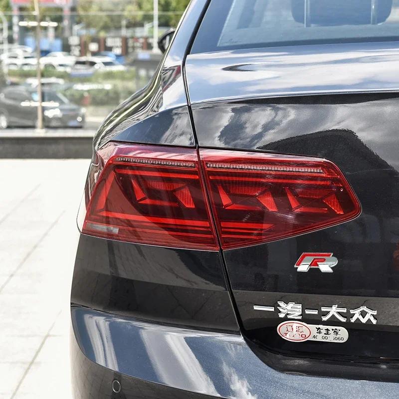 3D Metal R Badge Car Styling Tail Trunk Body For Volkswagen VW Tiguan Beetle Polo Golf 7 Jetta Passat Emblem Decoration Sticker