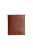 Многосекционный вертикальный мужской кошелек из античной загорелой кожи