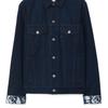 Burberry logo-patch cotton denim jacket 80807701