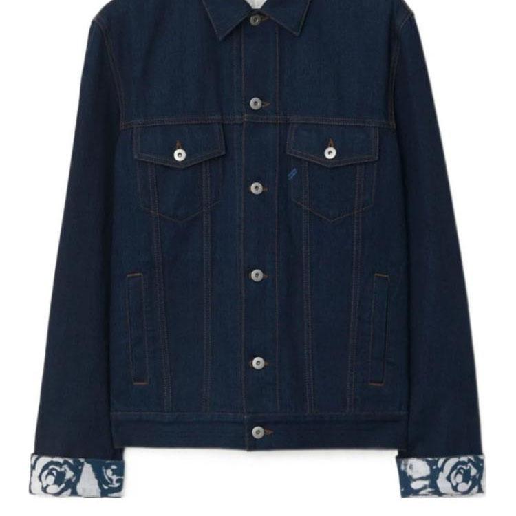 Burberry logo-patch cotton denim jacket 80807701