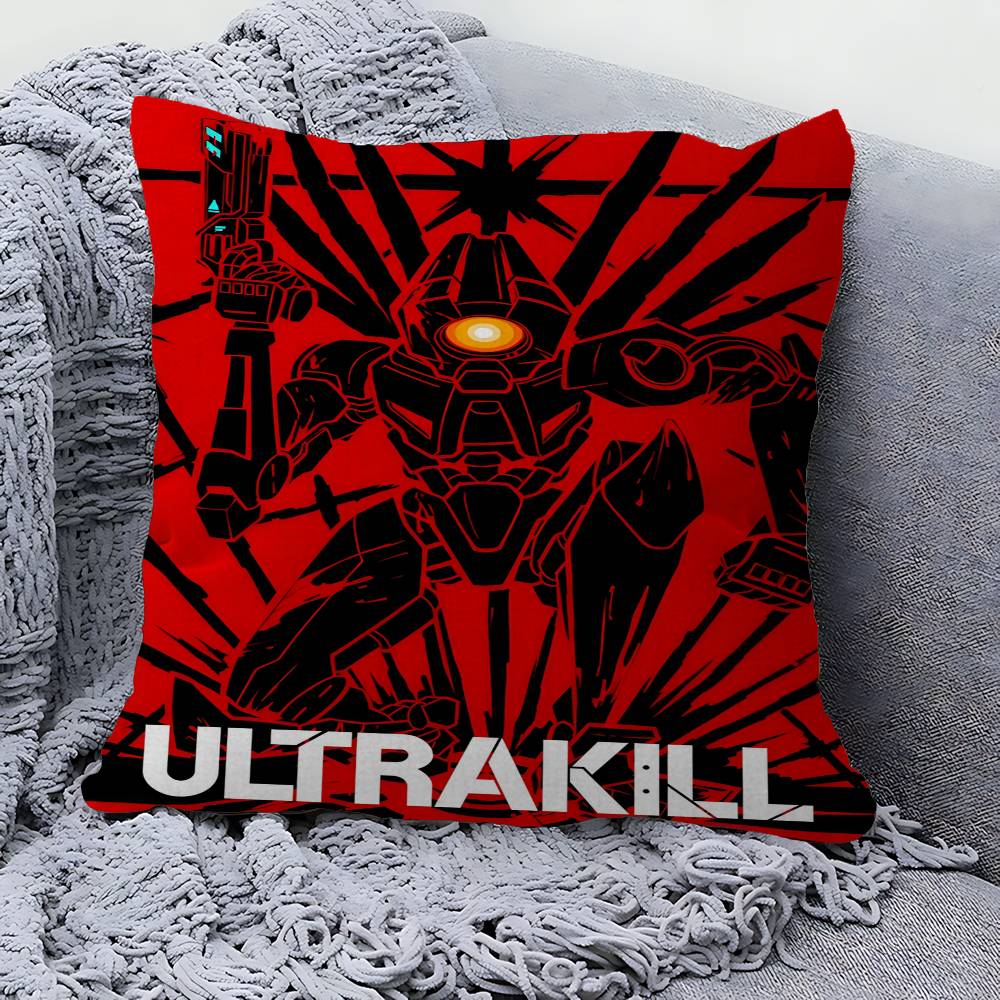 Подушка ULTRAKILL Подушка Аниме Подушка для изголовья дивана Подушка-чехол Чехол для подушки x см Мода