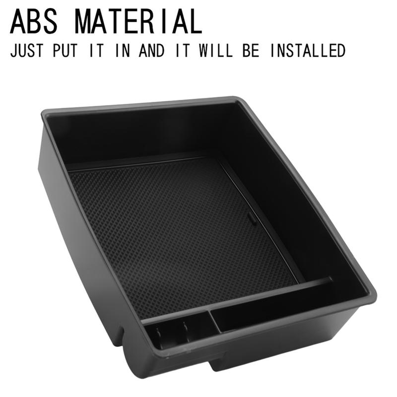 Car Armrest Storage Box For Toyota TACOMA 2024 Central Control Interior Stowing Parts Black
