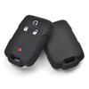 For GMC Canyon Sierra Yukon for Chevrolet Silverado Colorado Tahoe Suburban Silicone Remote Key Case Fob Shell Cover Holder