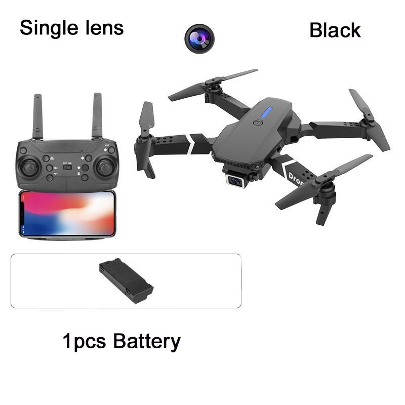 Дрон E88 Pro 4K HD с двойной камерой, положение 1080P Wi-Fi FPV Nova 2021 Altura Manter Profissional RC Quadcopter