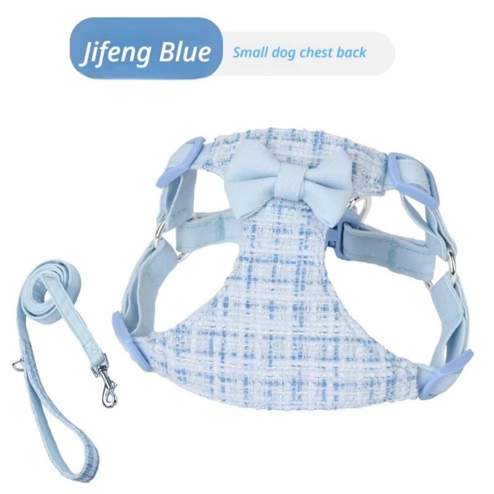 Comfortable Dog Chest Harness Bow Pet Harness New Anti-Escape Harness  Outdoor