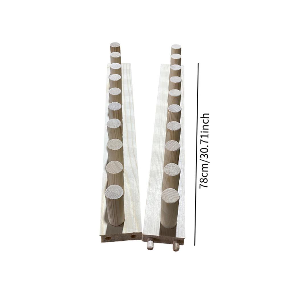 Chunky Knitting Blanket Loom Hand Knitting for Chunky Blankets Wood Frame