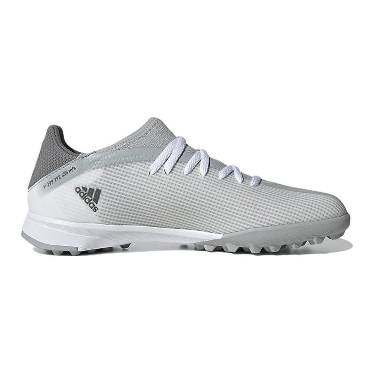 adidas X Speedflow.3 Нескользящие Устойчивые к истиранию Низкие Футбольные Бутсы Серые Детские FY3322