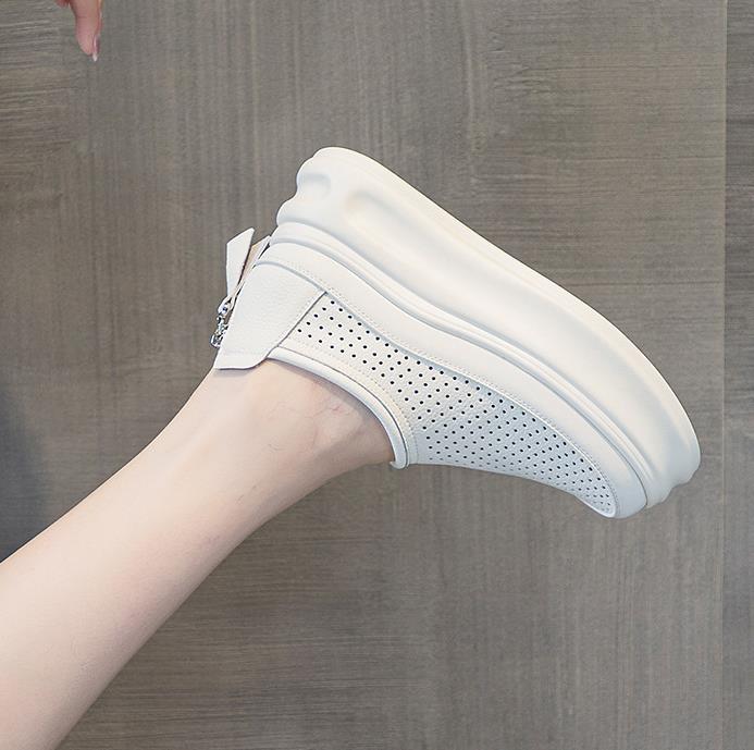 Fashion Summer New Style Casual Women's Shoes With Thick Sole Versatile Lightweight Combination With Dresses Inner Heel Increase