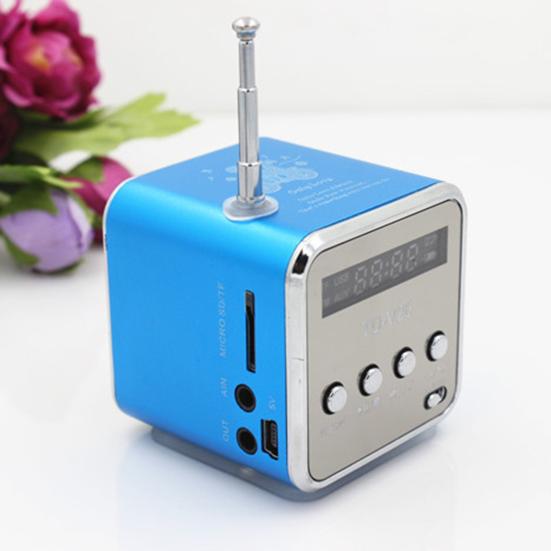 1/2 шт. Мини-динамик с поддержкой Bluetooth, цифровой дисплей, стабильное соединение, водонепроницаемый, перезаряжаемый, FM-радио, музыкальный плеер