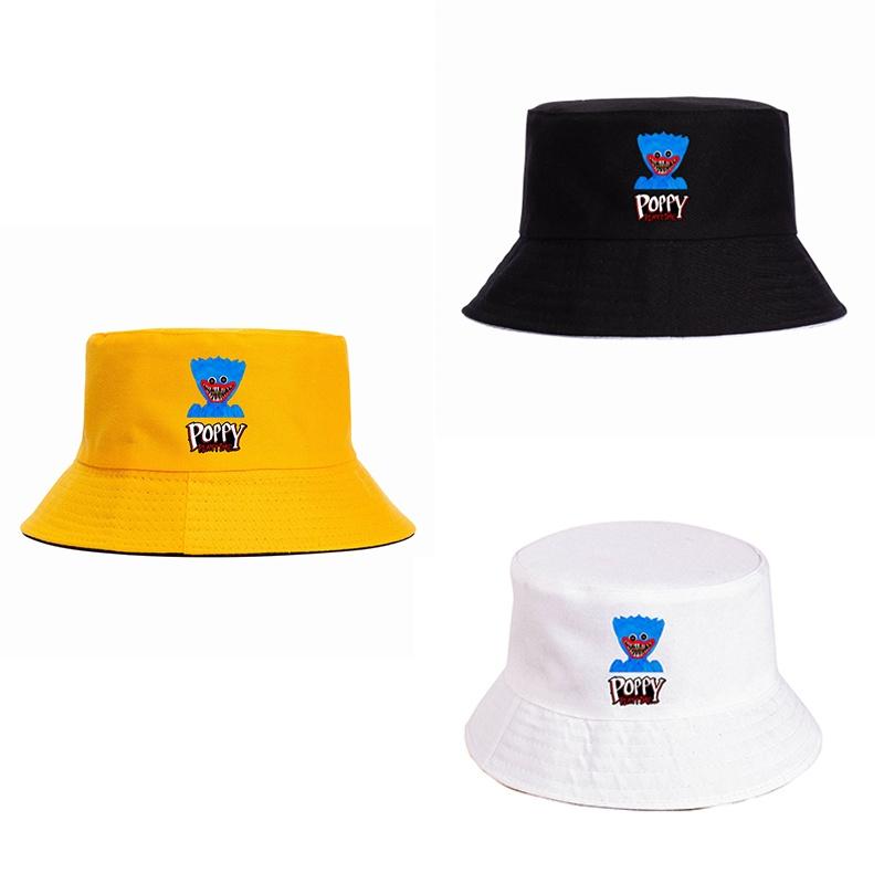 Fisherman Playtime Poppy Hat Outdoor Travel Sun Hat Wearable Doublesided