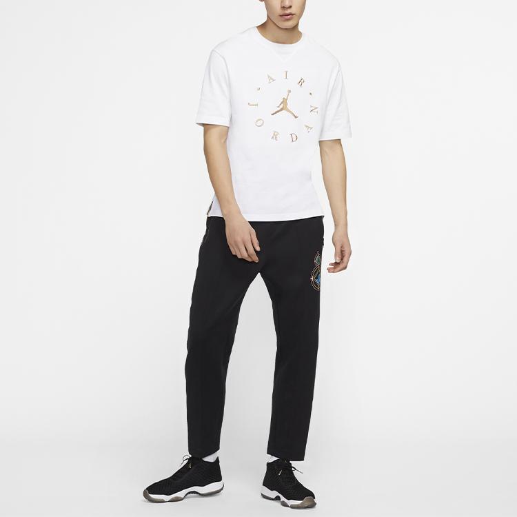 Jordan Вязаные брюки для китайского Нового года, мужские брюки, черные CU2327-010