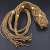 Bohemian Wax Rope Braided Floral Women's Belt Chain