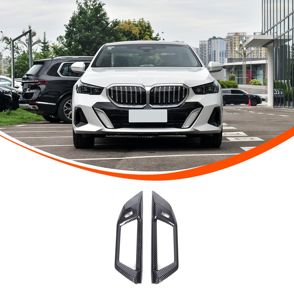 ABS Carbon fiber B Pillar Air Outlet Vent Cover Trim For BMW 5 Series G60 i5 24+