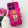 Чехол для Motorola Edge 60 Pro 2025 Роскошные Буквы Короны Мягкий Силикон Черная Крышка Телефона Для Moto Edge 60 Fusion 60s Edge60 Funda