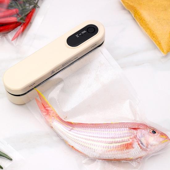 Автоматический вакуумный упаковщик 60 кПа Сильное всасывание 3 режима регулируемый Простой в использовании Беспроводной Перезаряжаемый Упаковщик продуктов