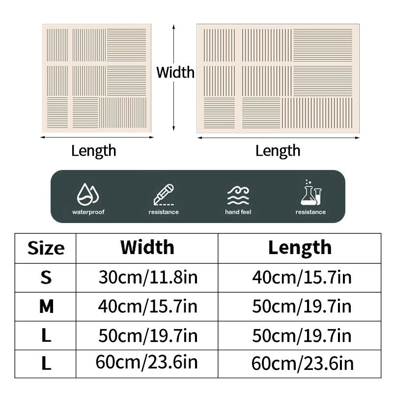 Non-slip Washing Machine Drain Pad Super Absorbent Machine Dust Cover Refrigerator Top Mat Kitchen Bath Dustpoof Pad Home Decor