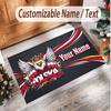 Personalized Crystal Velvet Carpet Poland Pattern Non Slip Floor Rug