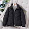 Stand-up Collar Short Down Padded Jacket Women's Loose Thick Warm  Padded Jacket