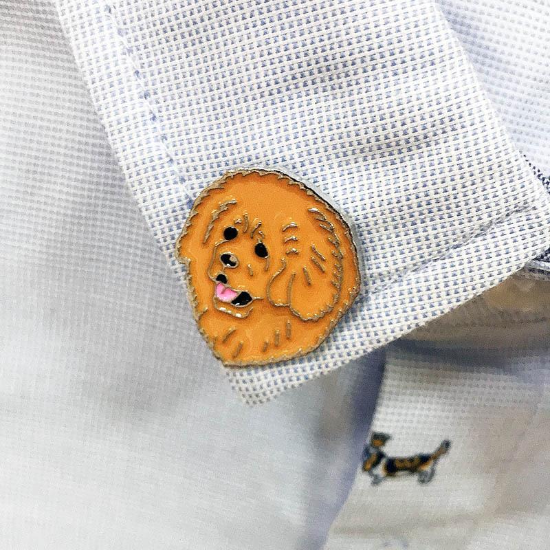 2,5 см одежда, ювелирная сумка, булавка, шляпа, эмблема, корсаж, брошь для собаки, брошь в виде животного из металлического сплава